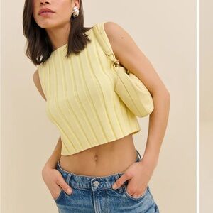Reformation knit top NWT